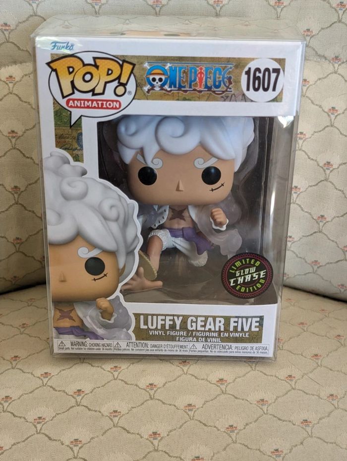Funko Pop! Animation Luffy Gear Five Glow Chase One Piece sous Sleeve