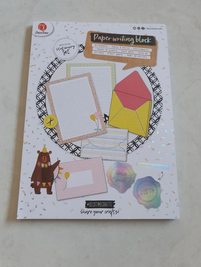 Paper writing block scrapbooking Neuf SD - photo numéro 2