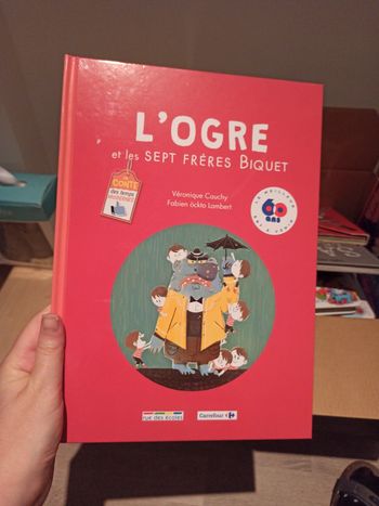 Livre l'ogre et les 7 frères biquet