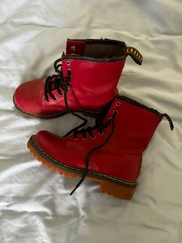 Bottines rouges