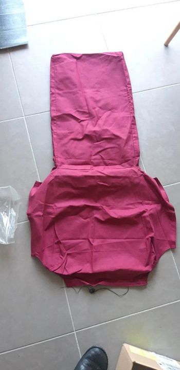 Housse de chaise framboise