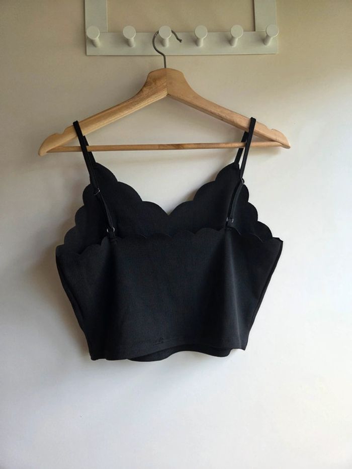 Top noir shein à bretelles - taille L - neuf sans étiquette - photo numéro 5