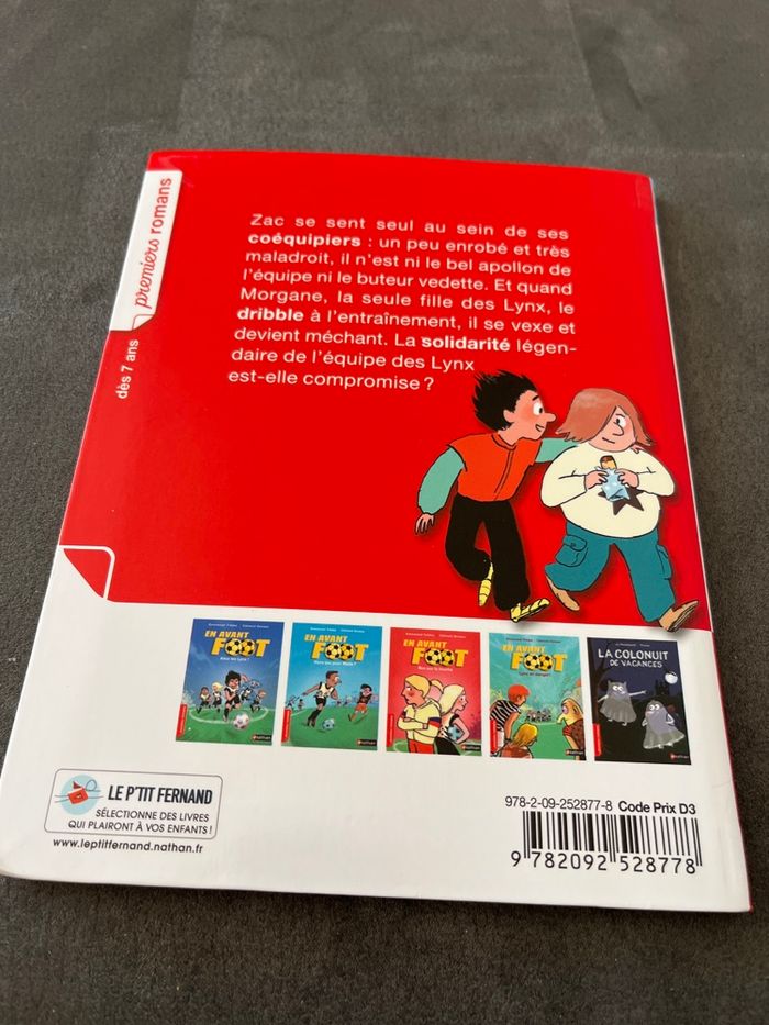 Livre premiers romans en avant foot Nathan - photo numéro 3