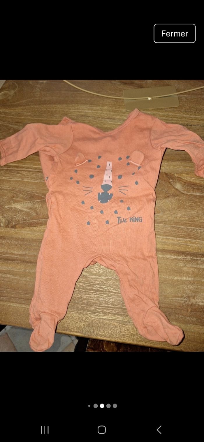 Lot de 7 pyjamas taille 1 mois - photo numéro 6
