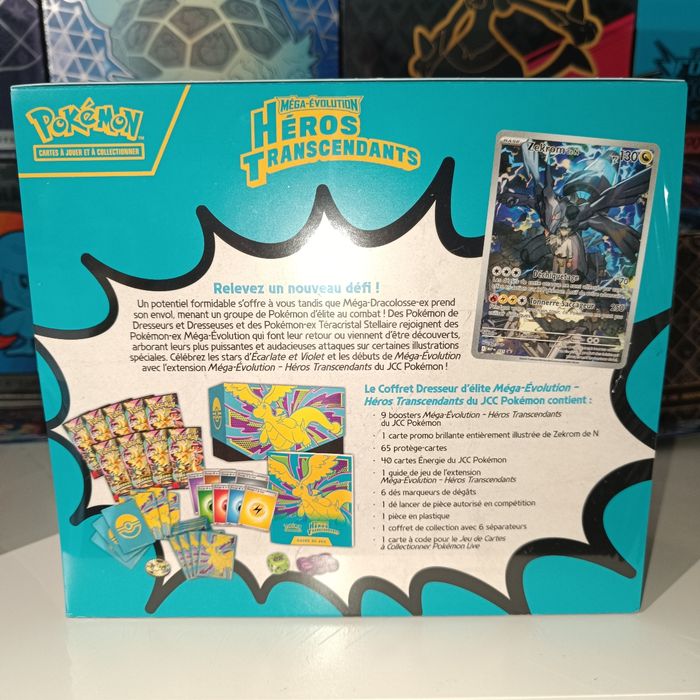 Etb pokémon me2.5 héros transcendants neuf scellé - photo numéro 2