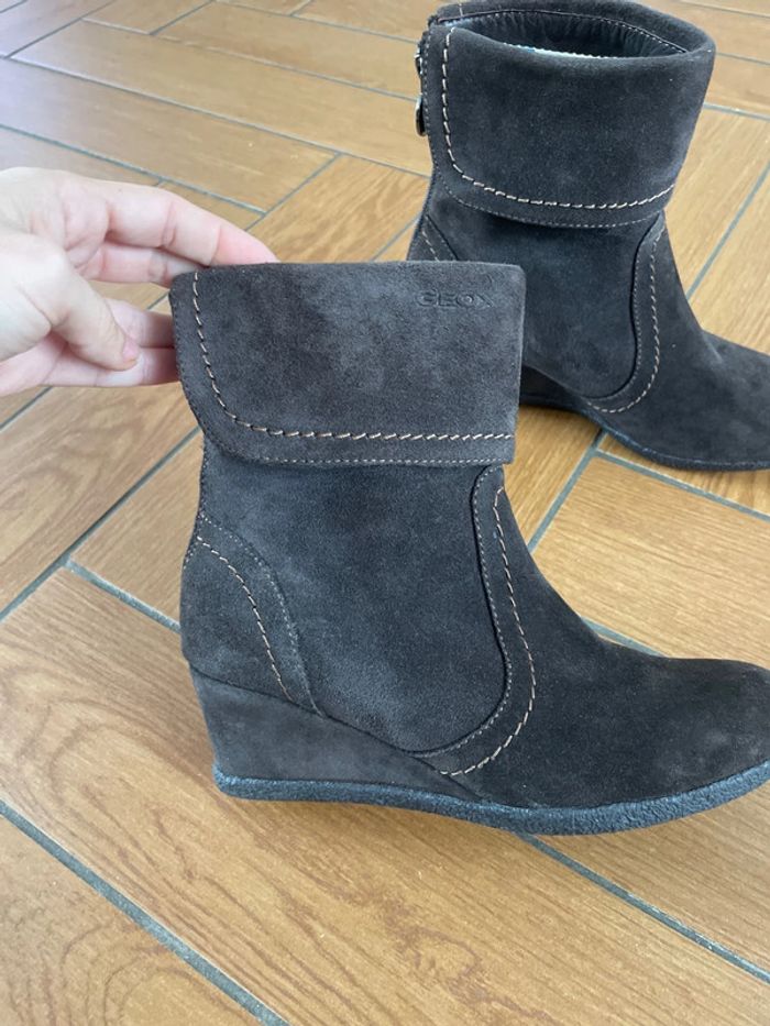 Bottines compensées geox 35 - photo numéro 2