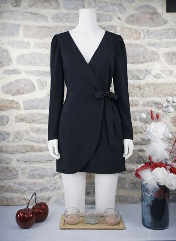 Robe élégance mystèrieuse noire profond Femme taille 54 marque Boohoo 🌺 