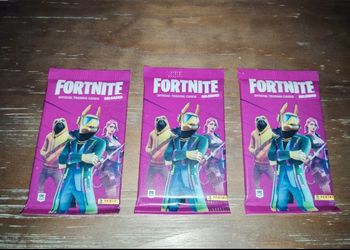 Lot de 3 blisters de panini Fornite 