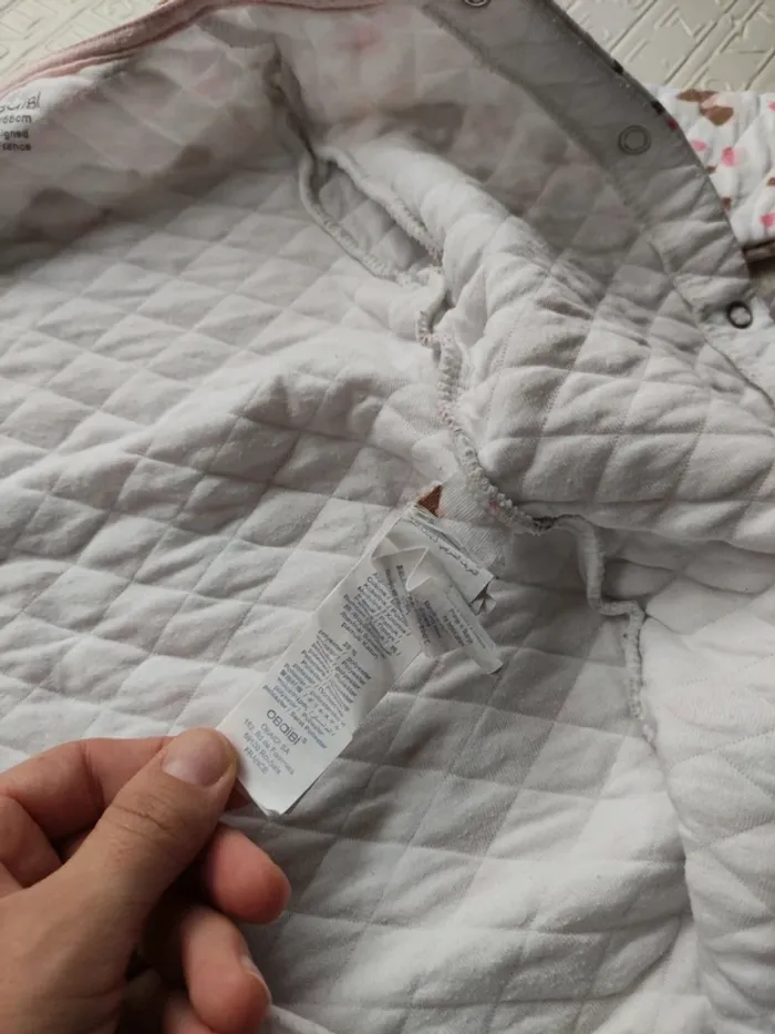 Pyjama matelassé bébé fille - photo numéro 3
