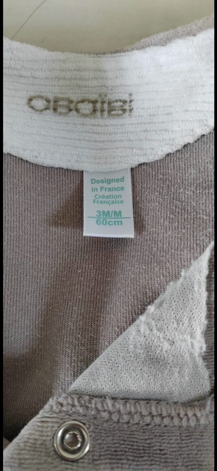 Pyjama Obaïbi taille 3 mois - photo numéro 2