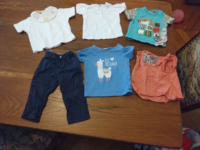 Lot de vêtements été 6 mois