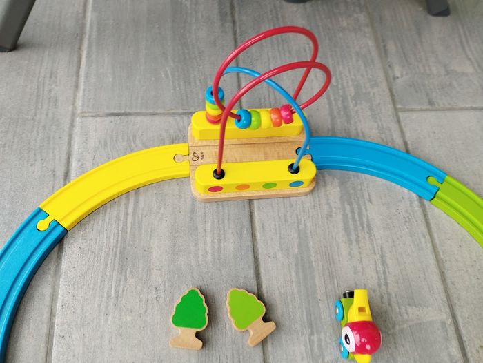 Hape - Ensemble de train en bois sonore - photo numéro 5