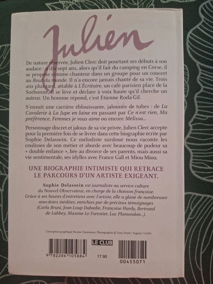 Livre biographie Julien clerc - photo numéro 7