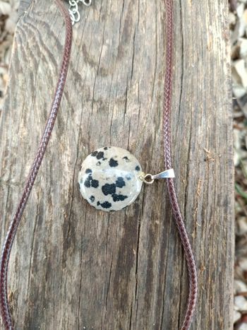 Collier pendentif pierre naturelle