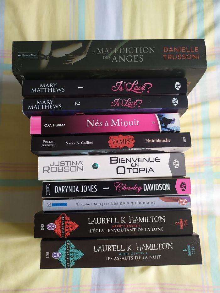 Lot de 10 romans fantastiques - photo numéro 2