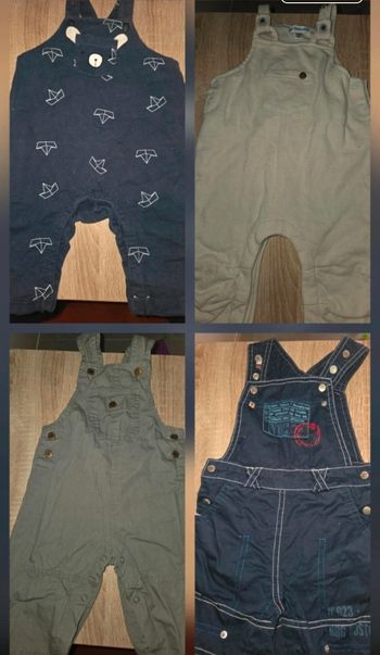 Lot de 4 salopette  