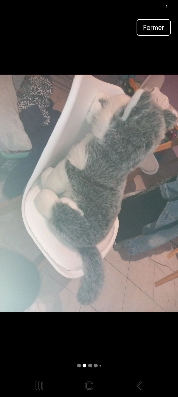 Peluche husky avec son bebe - photo numéro 5