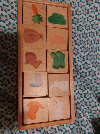 Memory tout en bois 40 pieces