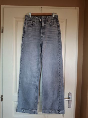 Jean Zara gris clair 36 comme neuf