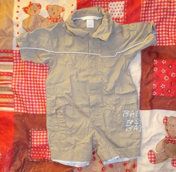 Combi short kaki h&m