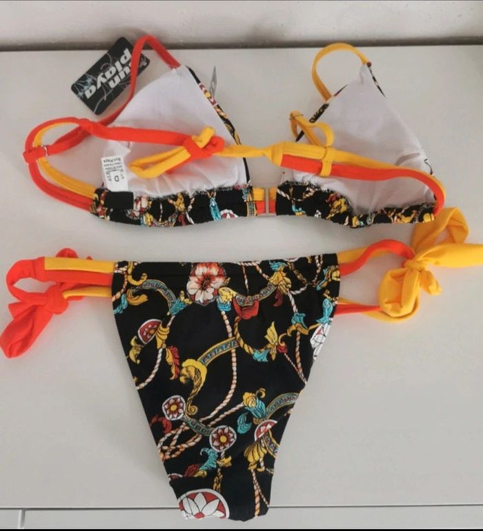 Maillot de bain 2 pièces marque Sun playa taille 3 mis en taille 40 Bonnet D neuf avec étiquette - photo numéro 4