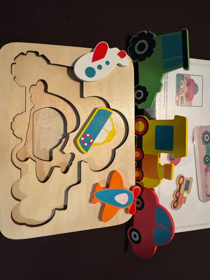 Puzzle bois véhicules de transport - photo numéro 4