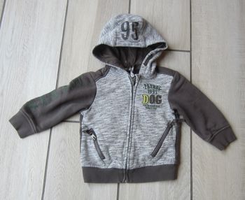 Veste a capuche zippée