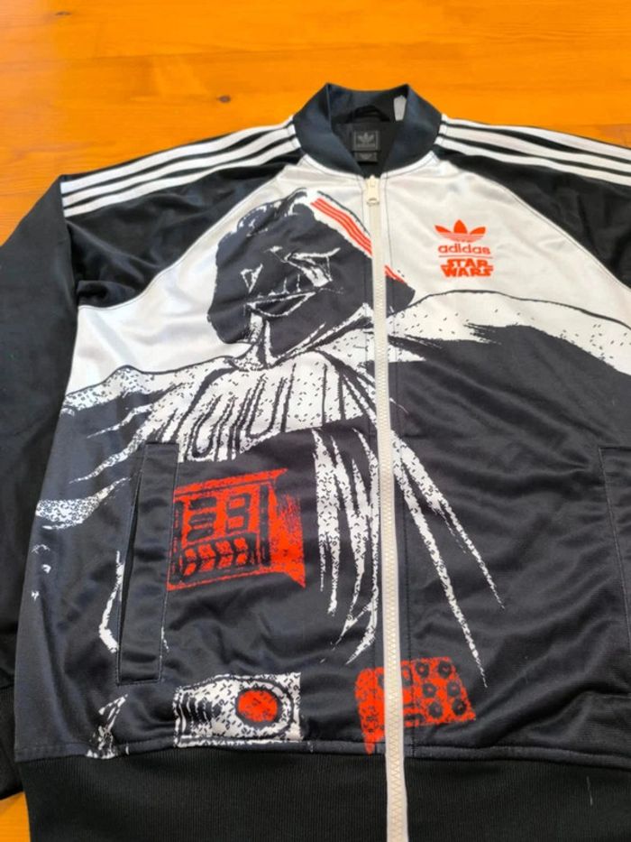 Veste Adidas - Collector - Star Wars - Dark Vador - Noir, blanc, rouge - Taille M - photo numéro 3
