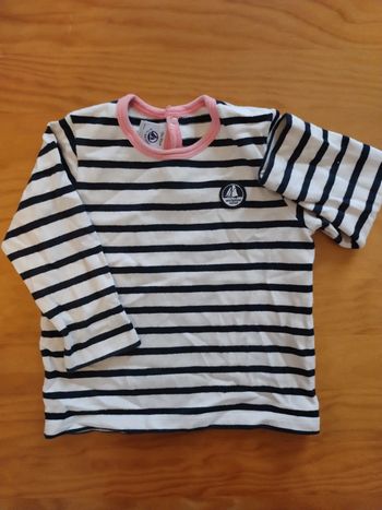 Pull fin fille 18 mois Petit Bateau