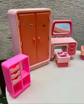Années 70-Superbe Chambre Barbie Mattel-Vintage !