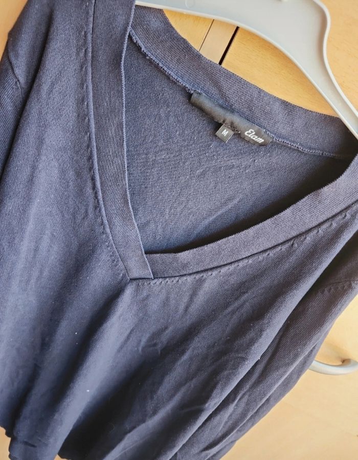 Pull Camaïeu taille 38 col V - photo numéro 2