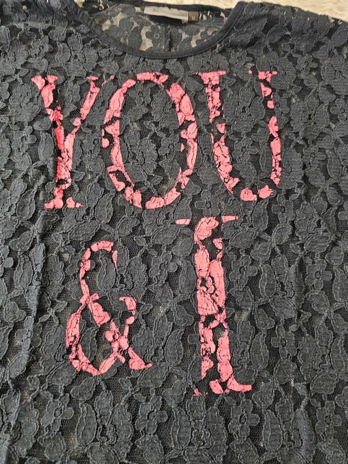 T-shirt dentelle Taille M - photo numéro 2