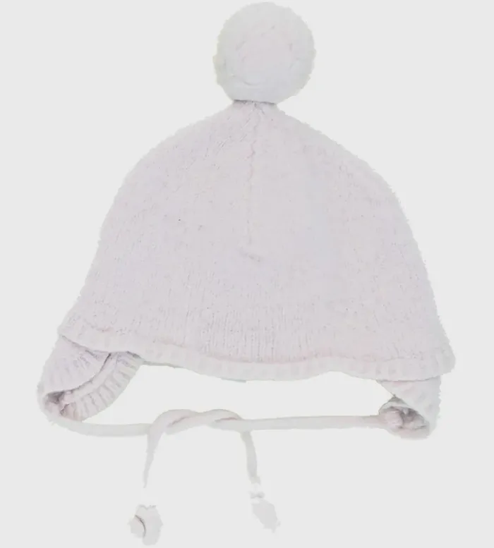 Bonnet 12 mois en laine mérinos et cachemire Marie Puce - photo numéro 2