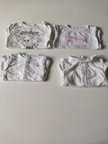 Lot haut manches longues