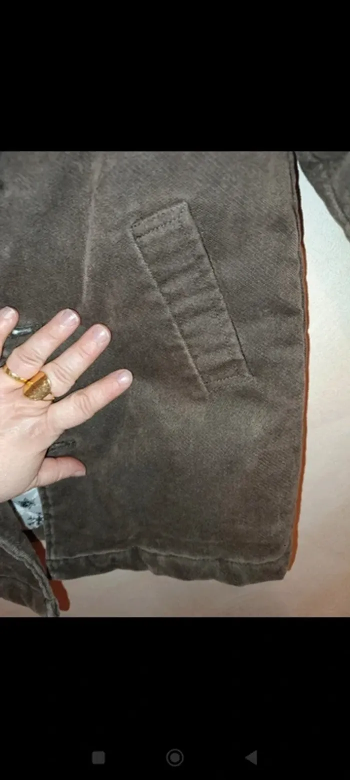 *spécial rentrée* Manteau velours doudoune Sergent Major taille 3 ans - photo numéro 7