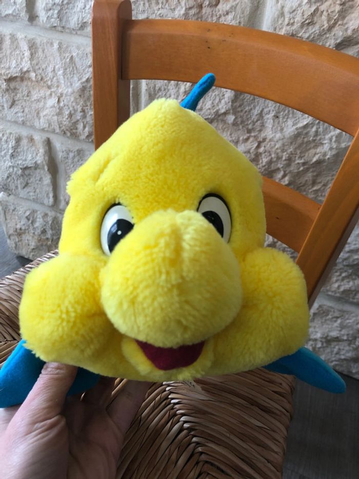 Peluche Polochon Disney vintage 1993 - La petite sirène - très bon état - photo numéro 8
