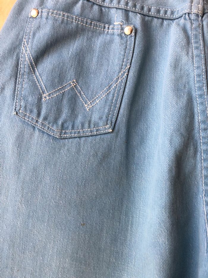 Bermuda bleu ciel Wrangler vintage 36/38 - photo numéro 7