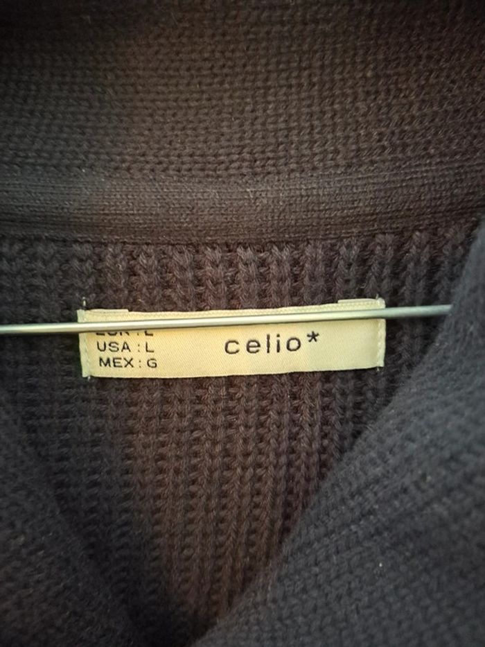 Pull celio bleu L - photo numéro 3