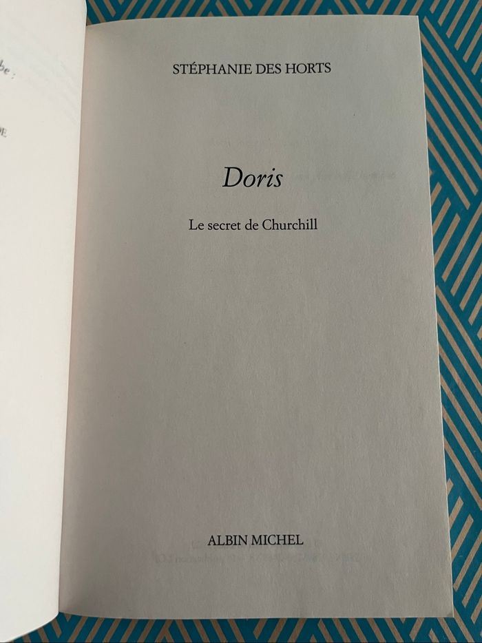 Doris le secret de Churchill de Stephanie des Horts - photo numéro 4