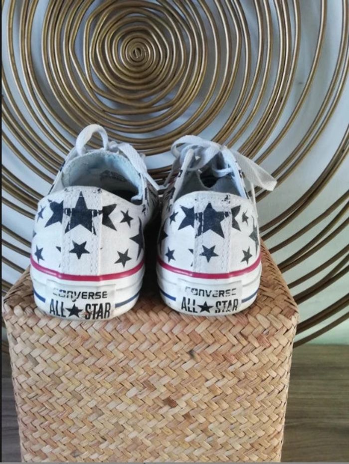 Converses motifs étoiles T37.5 - photo numéro 2