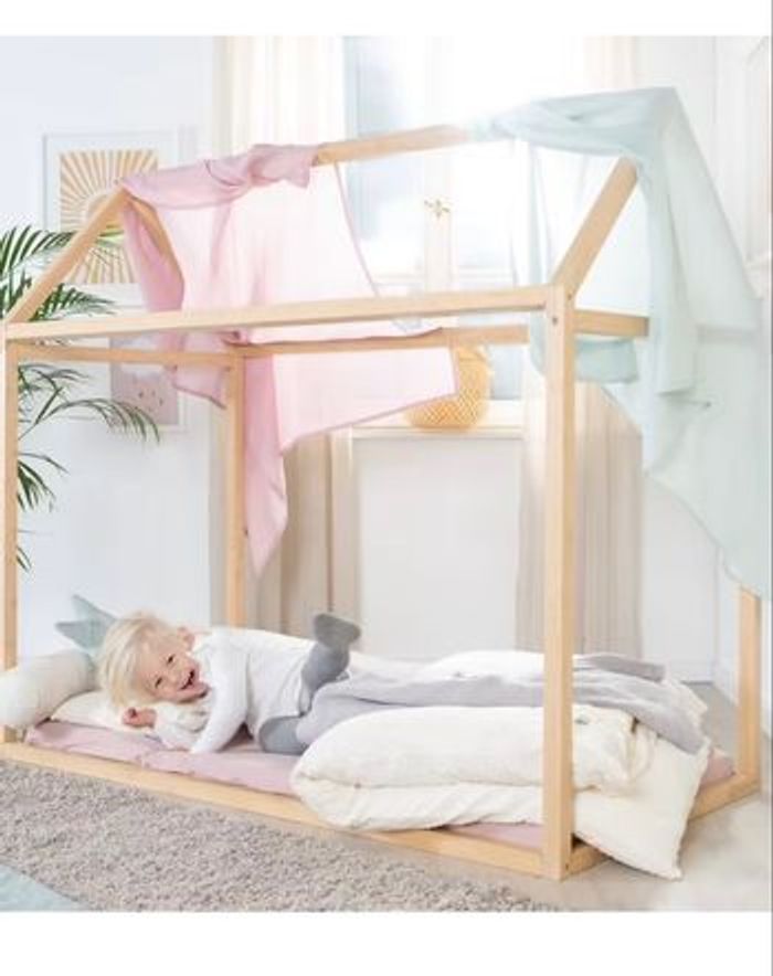 Lit cabane en bois - photo numéro 4