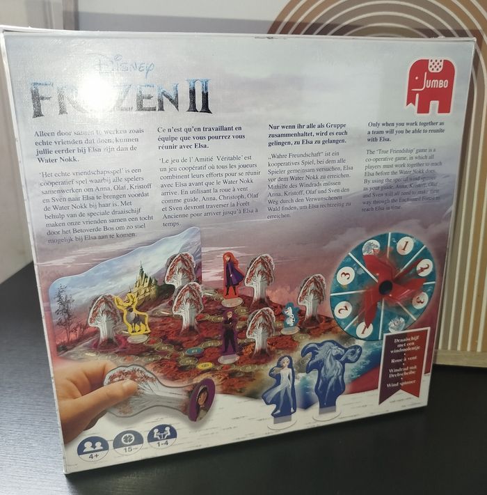 🟤 Jumbo Jeu de société Reine des neiges Neuf sous blister - photo numéro 3