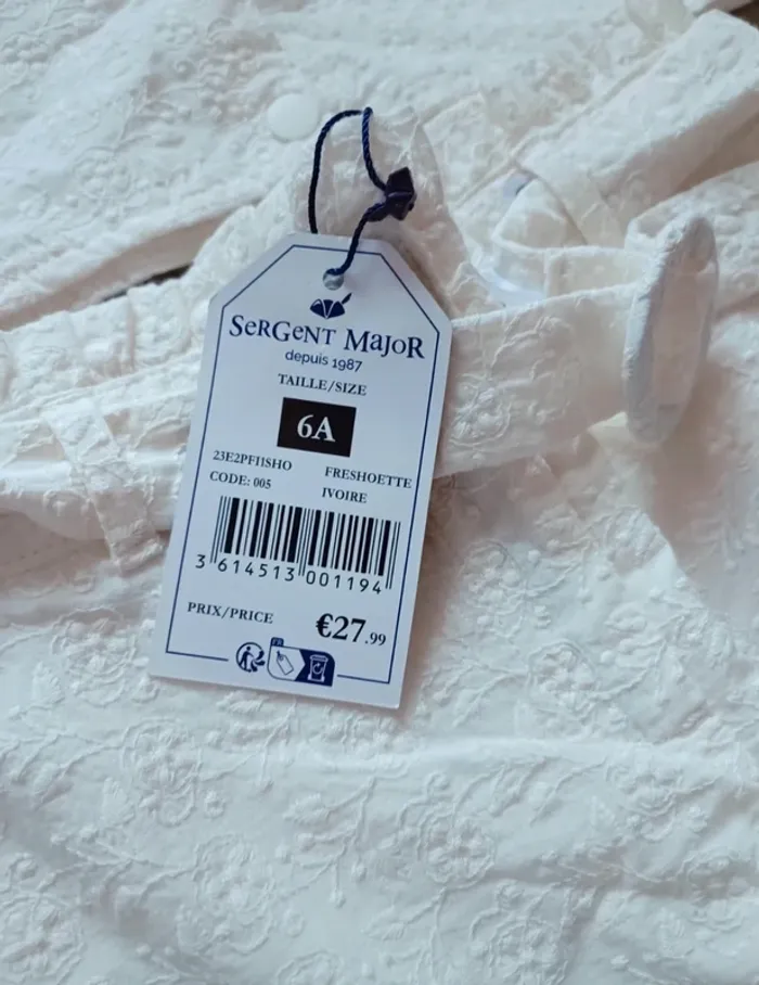 Ensemble chic veste et short fleuri sergent major 6/7 ans - photo numéro 6