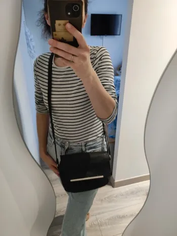 Sac bandoulière noir Pimkie