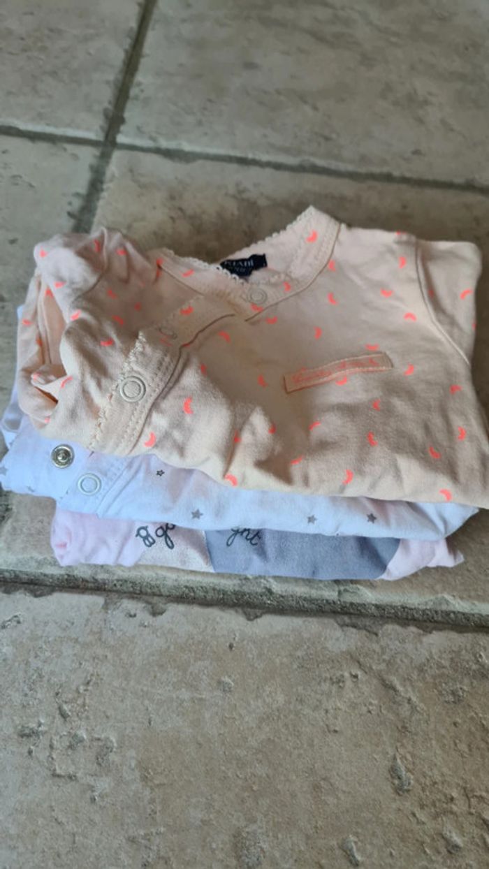 Lot 3 pyjamas fin manche longue - photo numéro 4