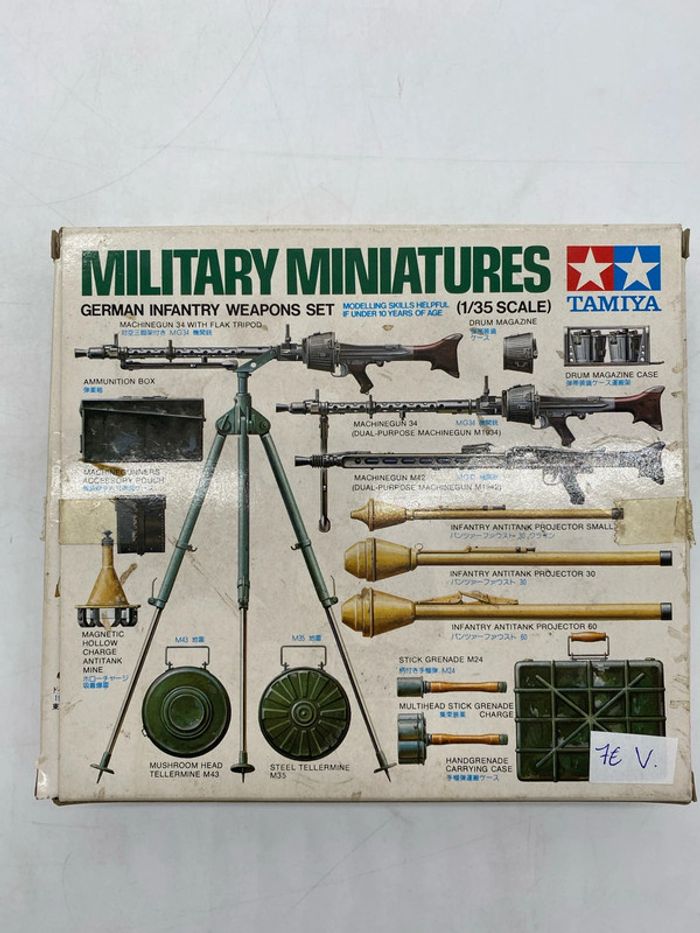 Maquette Tamiya Military miniatures german infantryweapons set