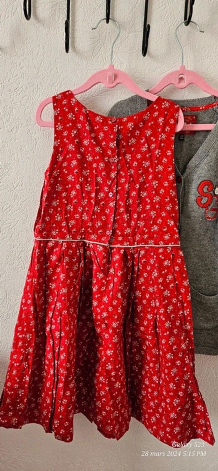 Ensemble robe et gilet "La classe des malices" 10A sgmj - photo numéro 2