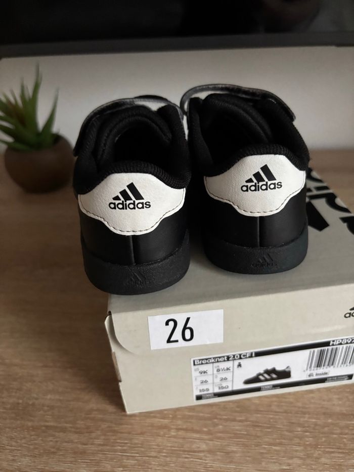 Basket basse noir adidas breaknet taille 26 garçon - photo numéro 7