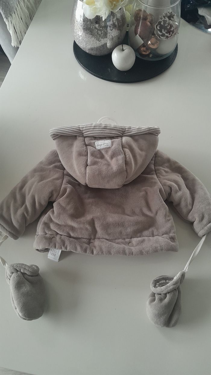 Manteau chaud avec moufles garçon orchestra 6 mois - photo numéro 7