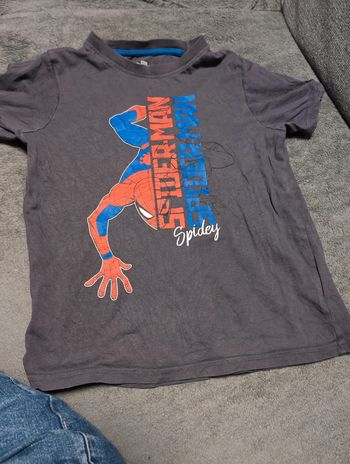 T-shirt garçon spiderman 5/6 ans